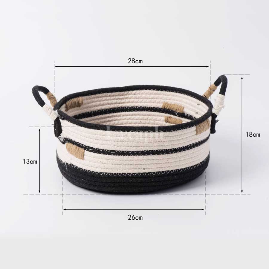 cotton rope basket(2sizes)