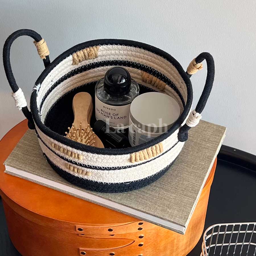 cotton rope basket(2sizes)