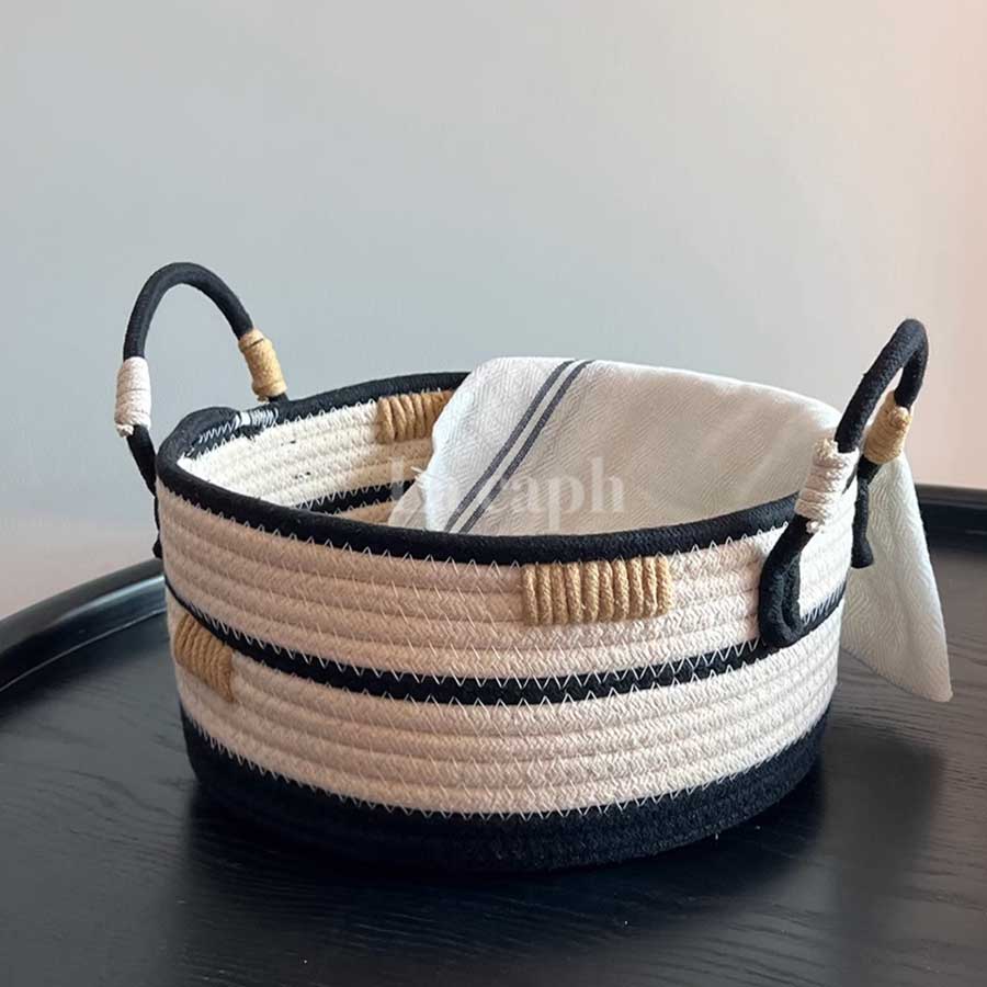 cotton rope basket(2sizes)