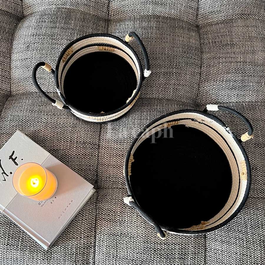 cotton rope basket(2sizes)