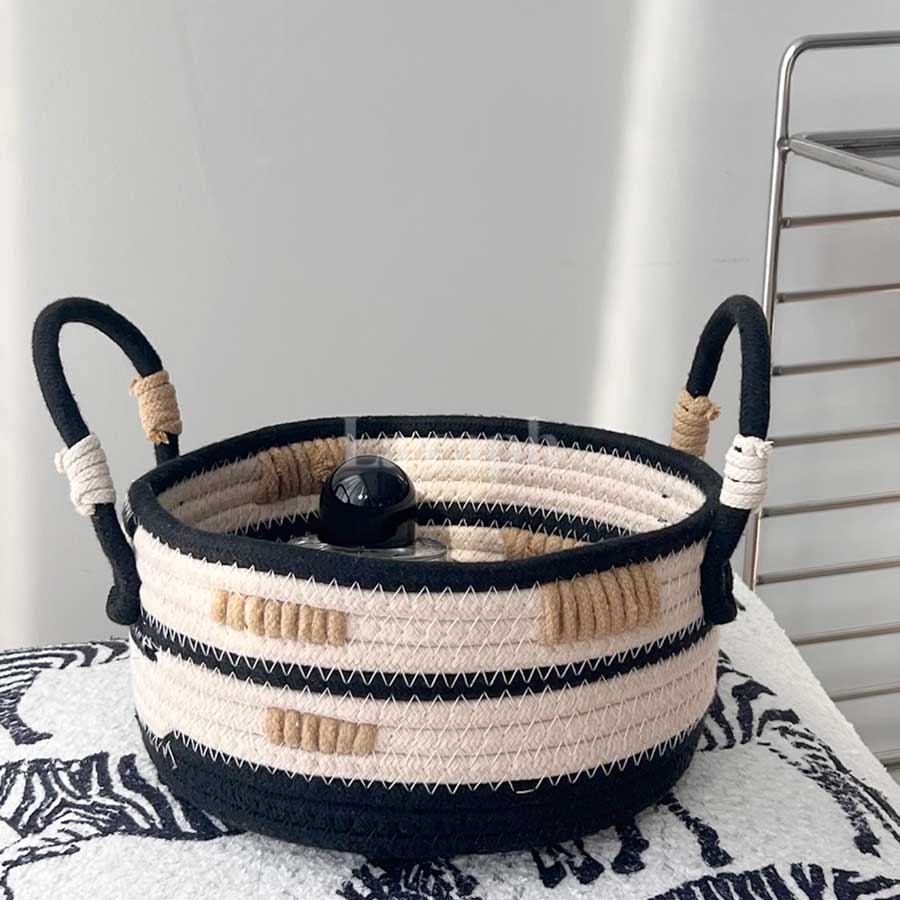 cotton rope basket(2sizes)