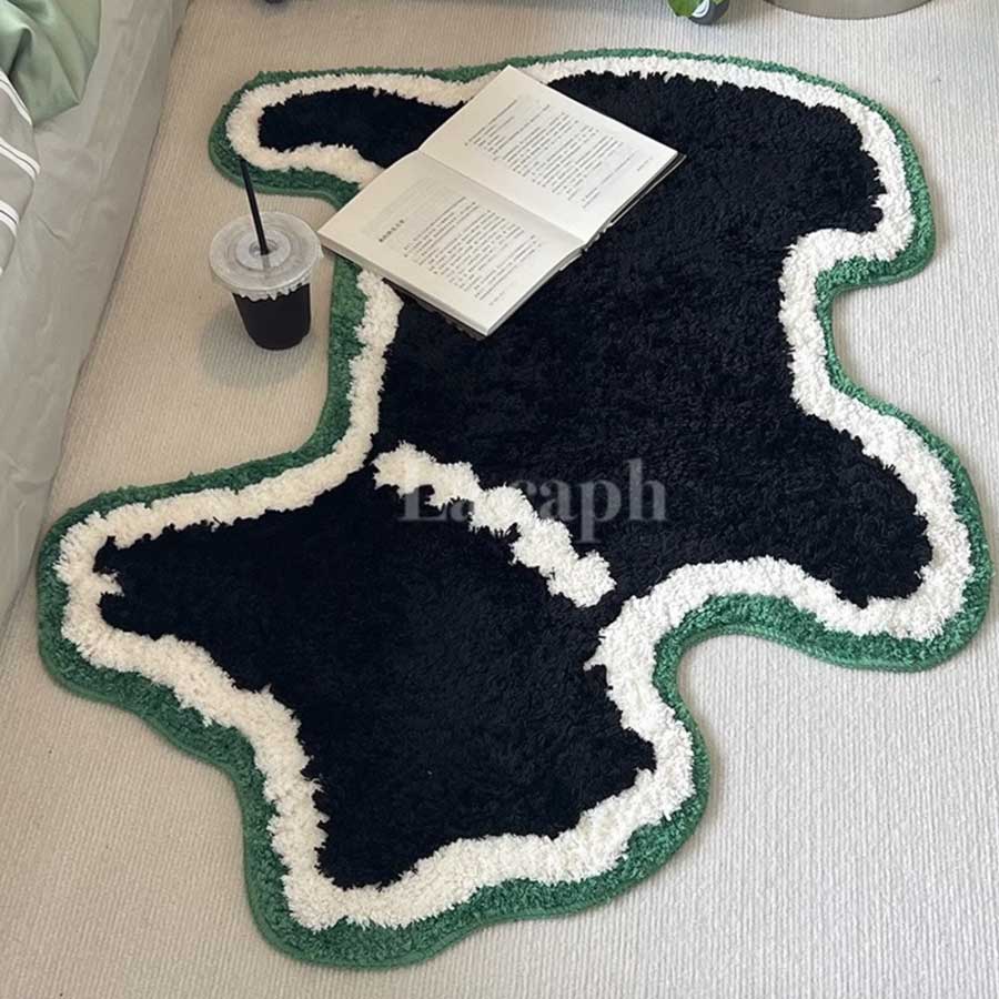 dog shaped floor mat (2designs)