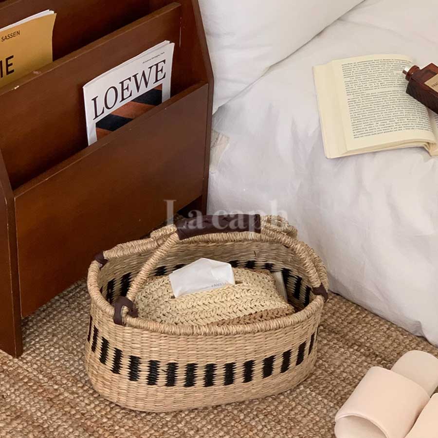 handwoven storage basket (3designs)