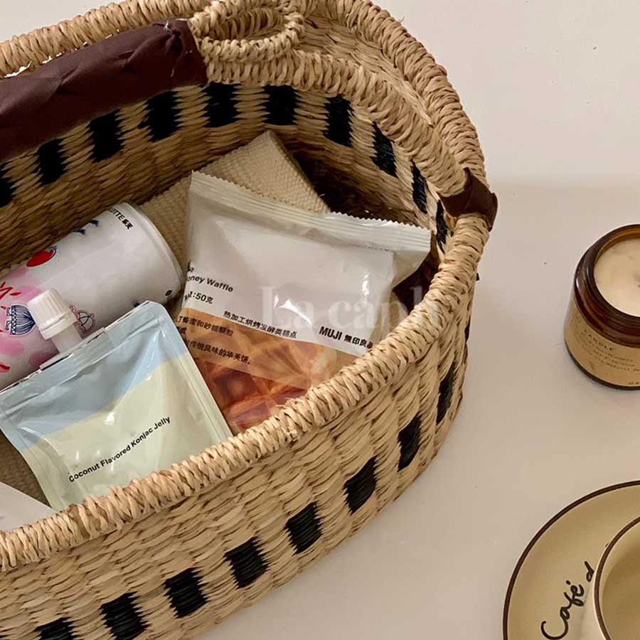 handwoven storage basket (3designs)