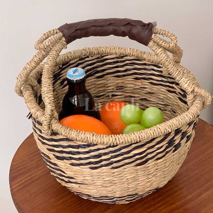 handwoven storage basket (3designs)