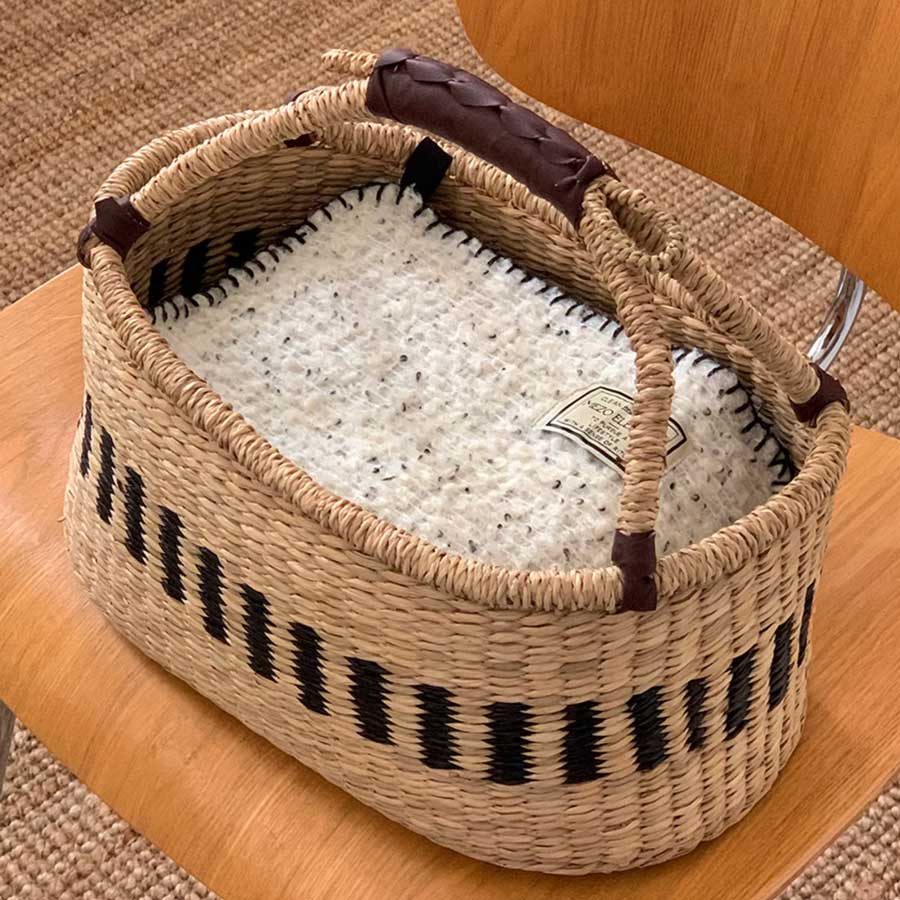 handwoven storage basket (3designs)