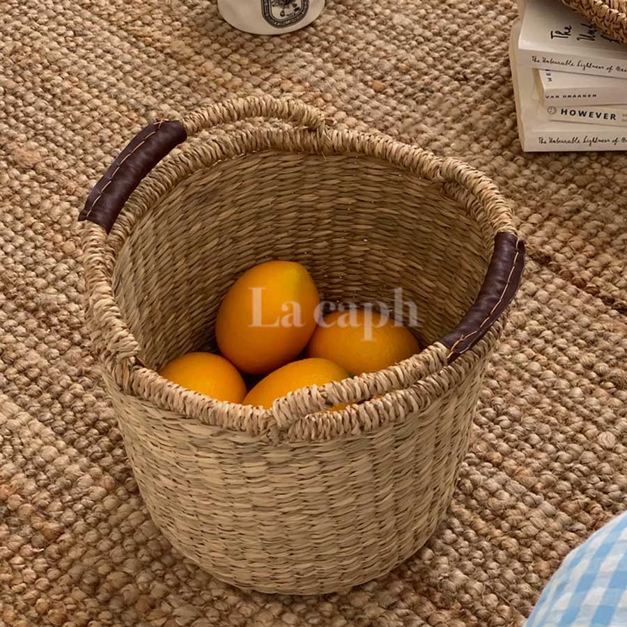 handwoven storage basket (3designs)