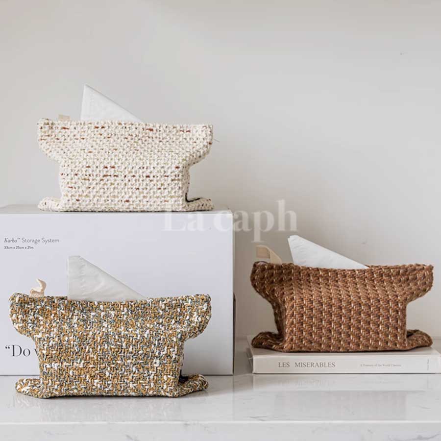 mix knit tissue cover (3colors)