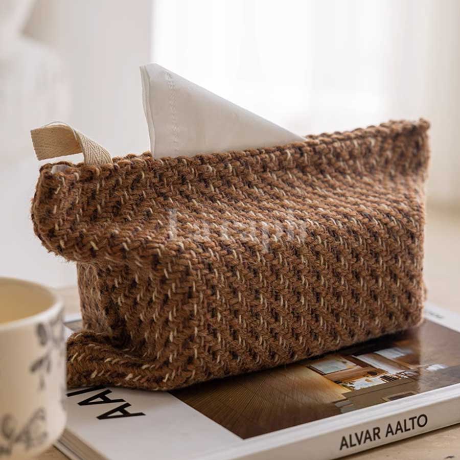 mix knit tissue cover (3colors)