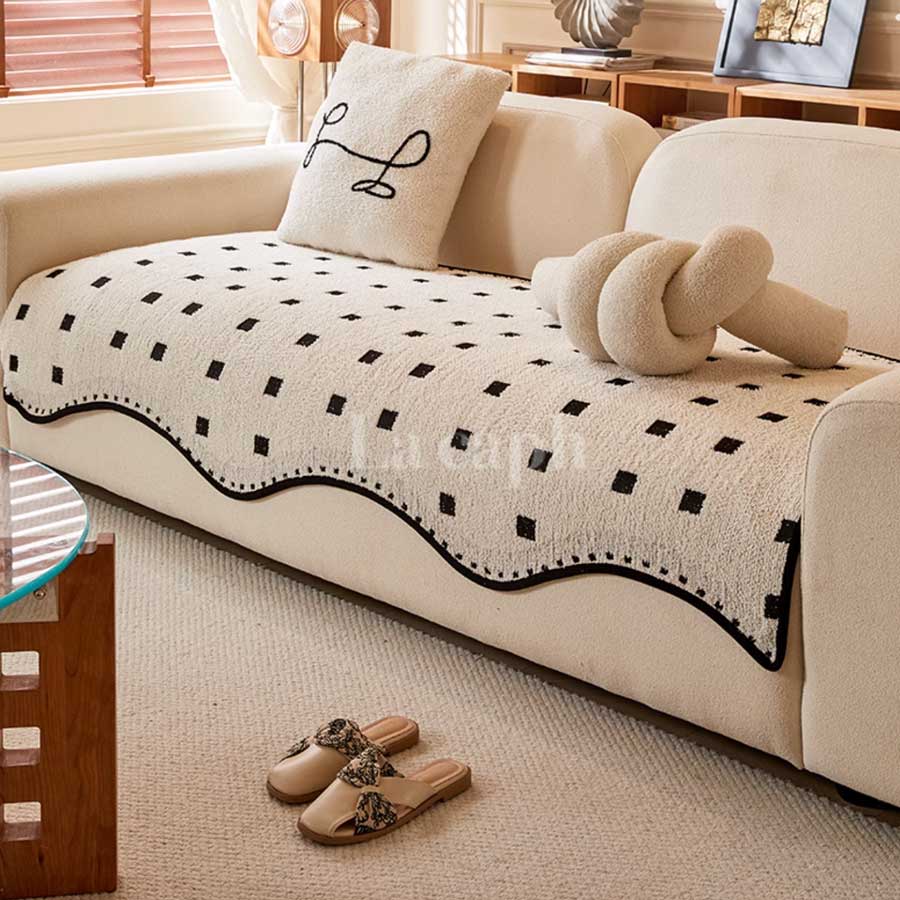 dotted harmony sofa cover (2types)(70×70cm〜)