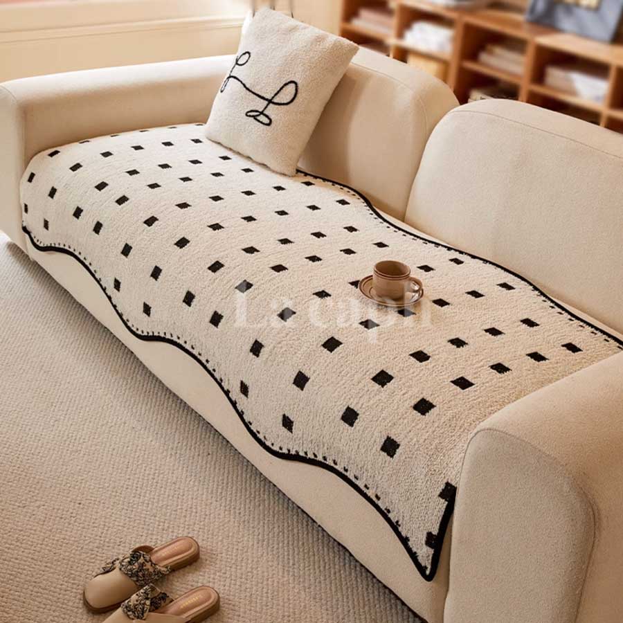 dotted harmony sofa cover (2types)(70×70cm〜)