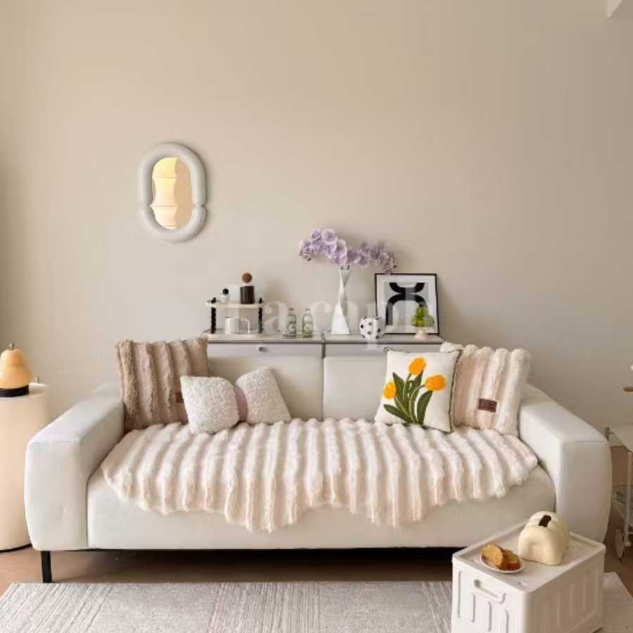 soft fur sofa cover (4colors)