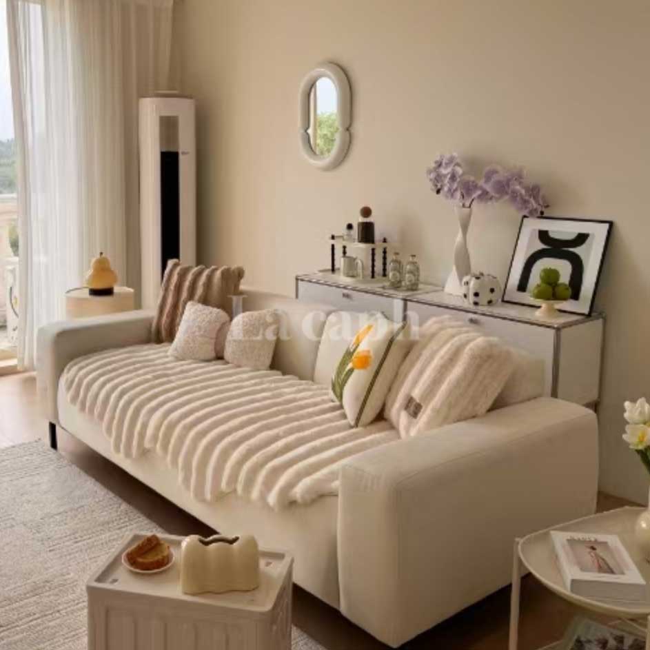 soft fur sofa cover (4colors)