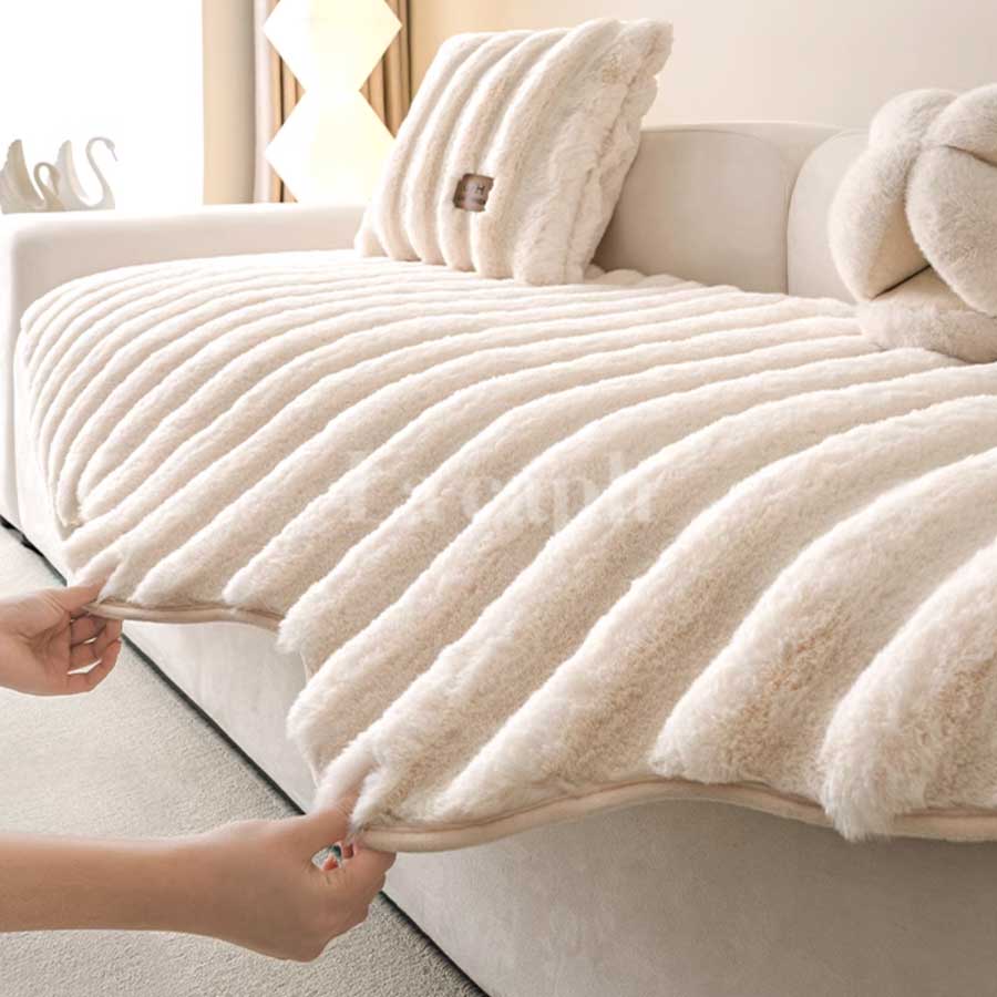 soft fur sofa cover (4colors)