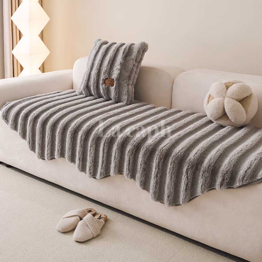 soft fur sofa cover (4colors)