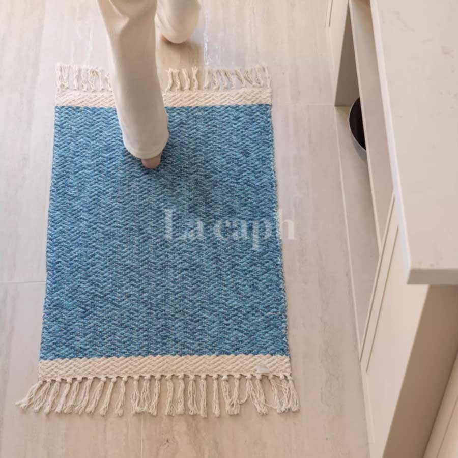 handwoven cotton rug (3colors)