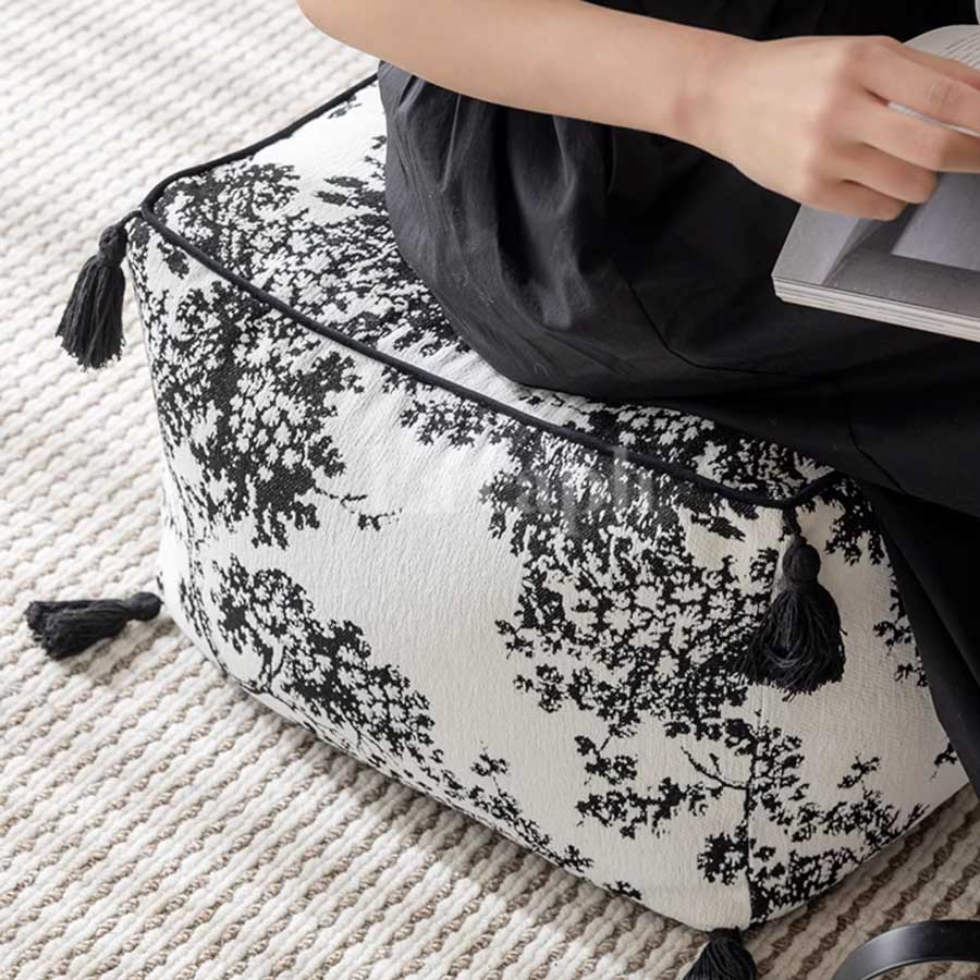 tassel accent stool (2colors)