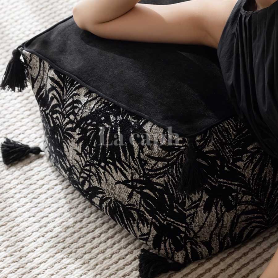 tassel accent stool (2colors)