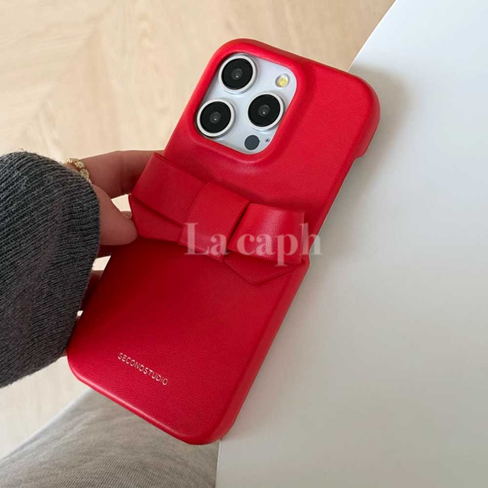 red ribbon iPhone case