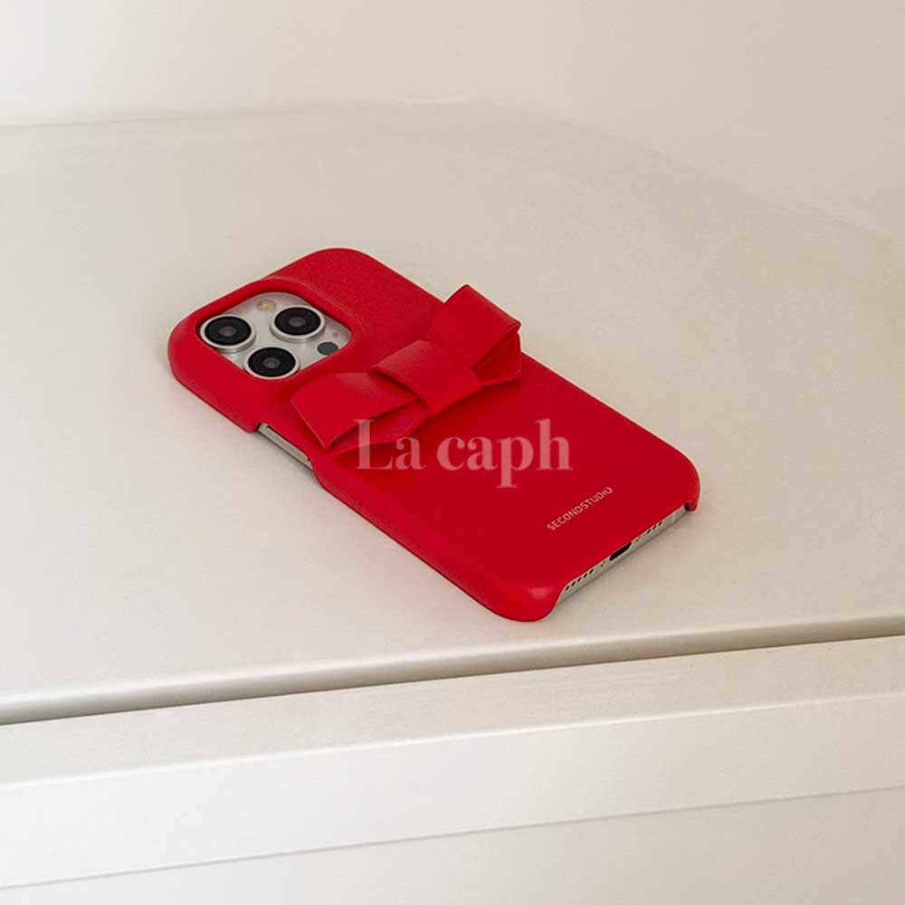 red ribbon iPhone case