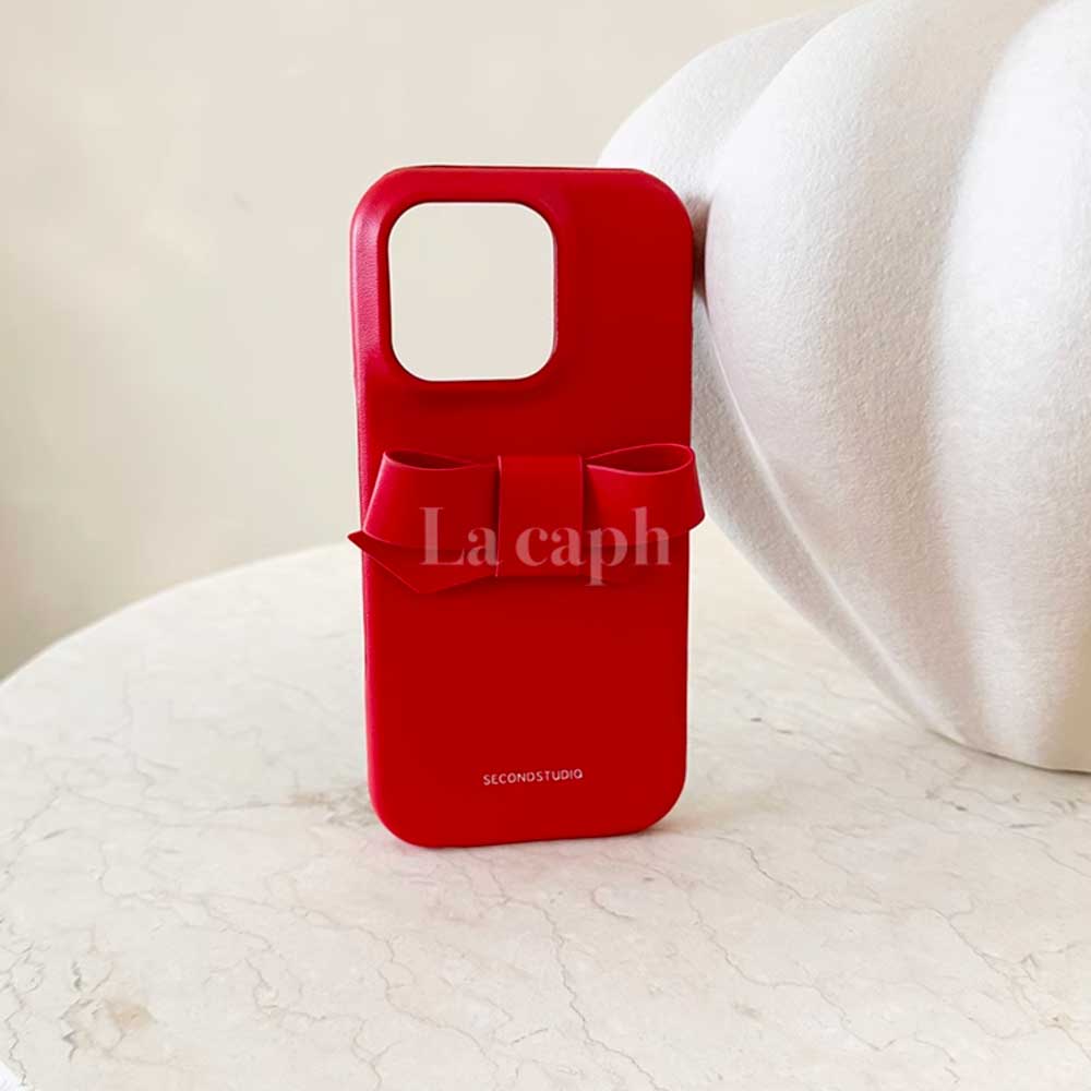 red ribbon iPhone case
