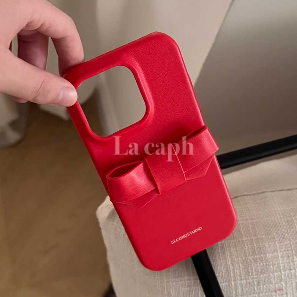 red ribbon iPhone case