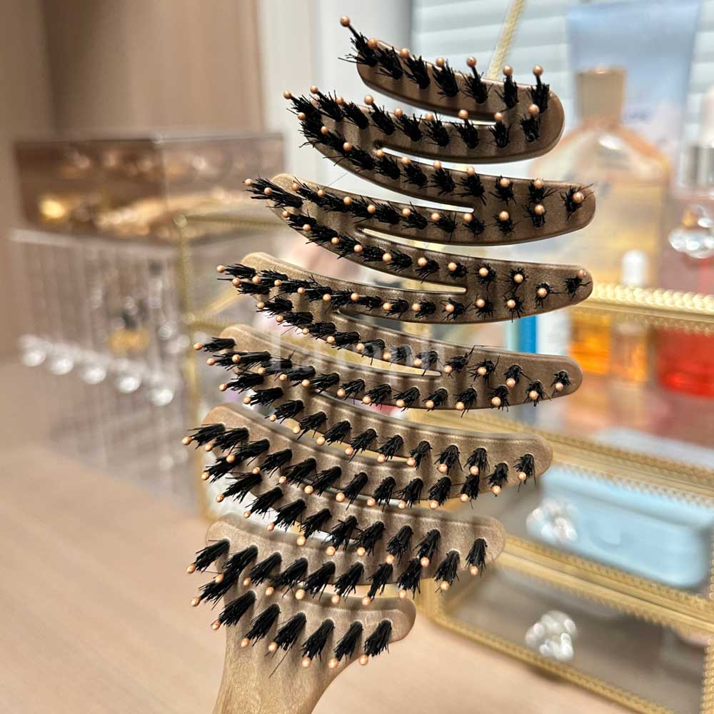 【即納】pinecone flex hair brush