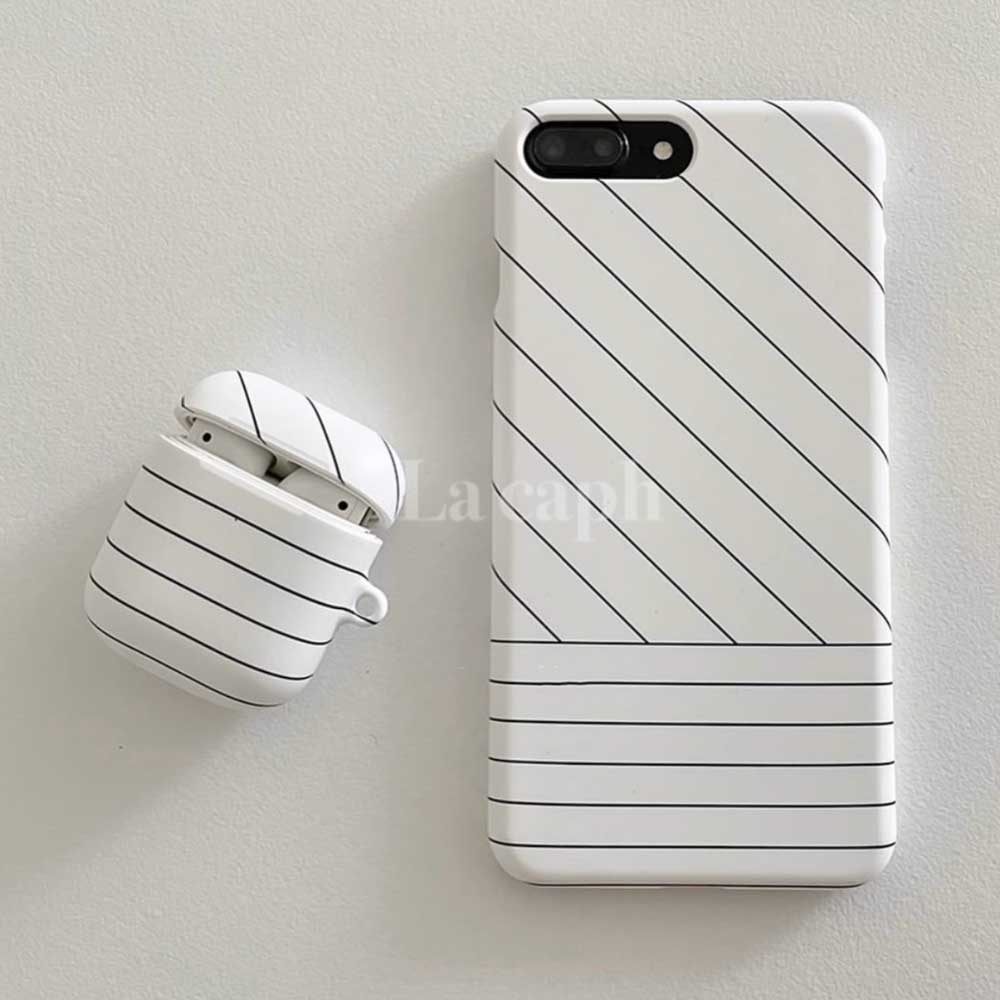 pinstripe AirPods case