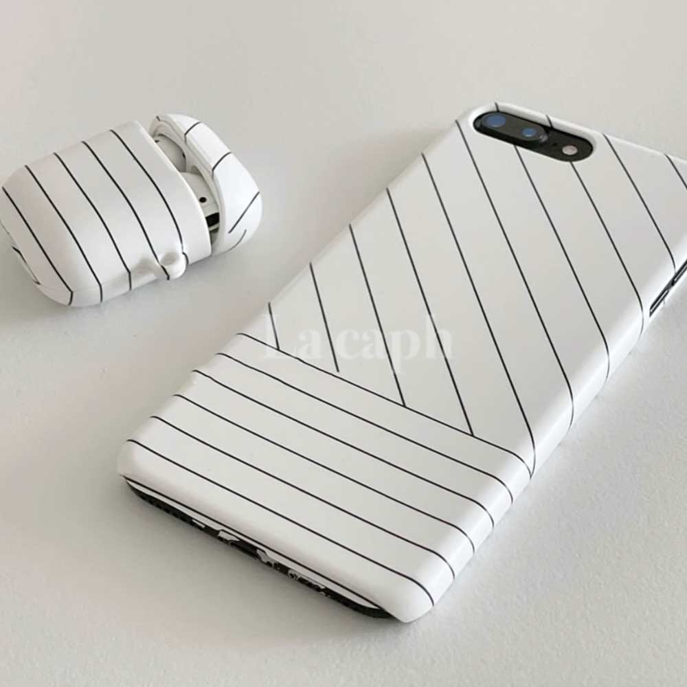 pinstripe AirPods case