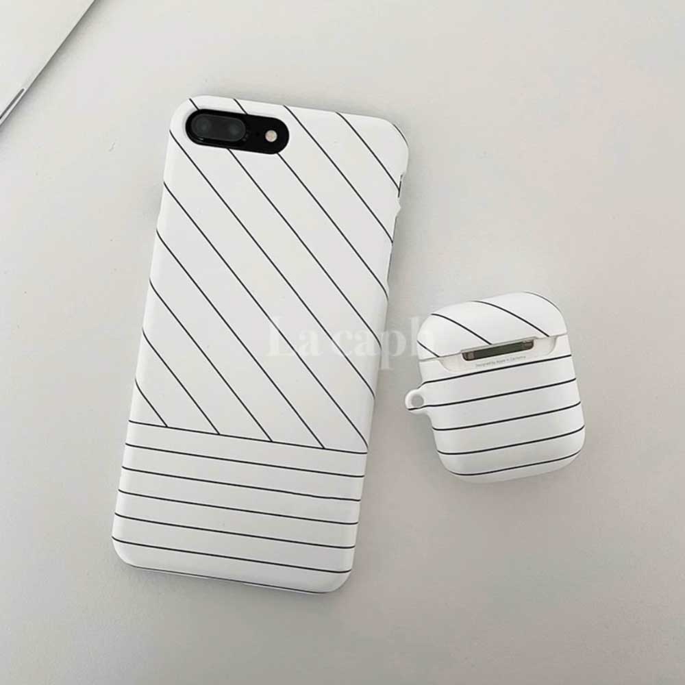 pinstripe AirPods case