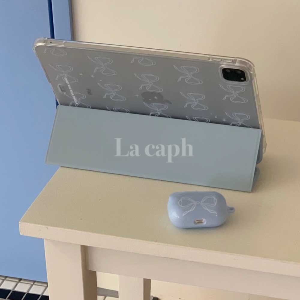blush ribbon AirPods case (3colors)