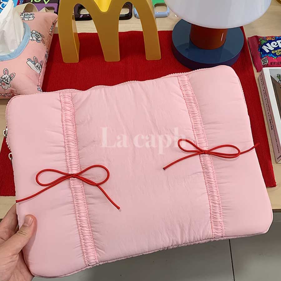 ribbon accent PC bag (3colors)