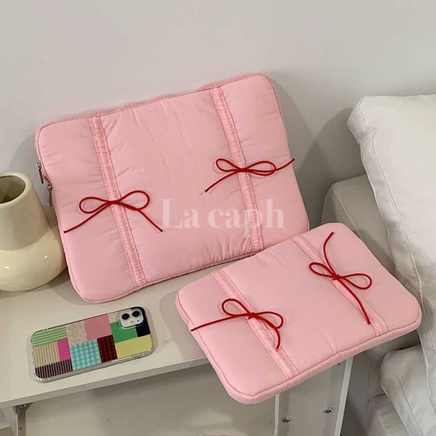 ribbon accent PC bag (3colors)