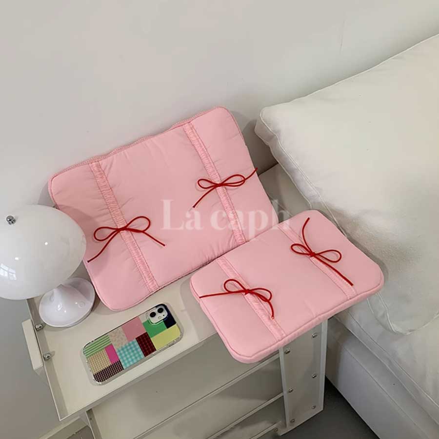 ribbon accent PC bag (3colors)