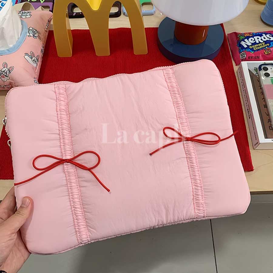 ribbon accent PC bag (3colors)