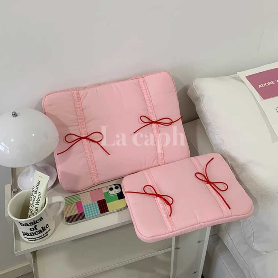 ribbon accent PC bag (3colors)