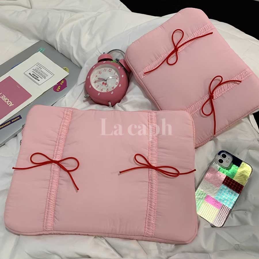 ribbon accent PC bag (3colors)