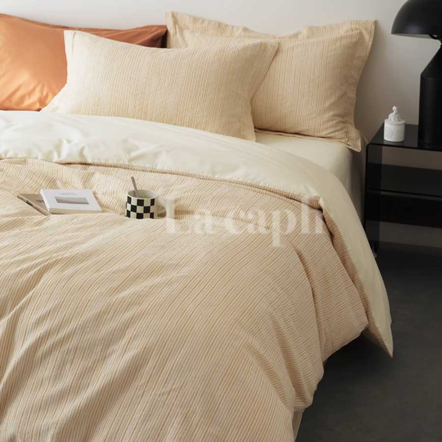 washed cotton bedlinen set (3colors)