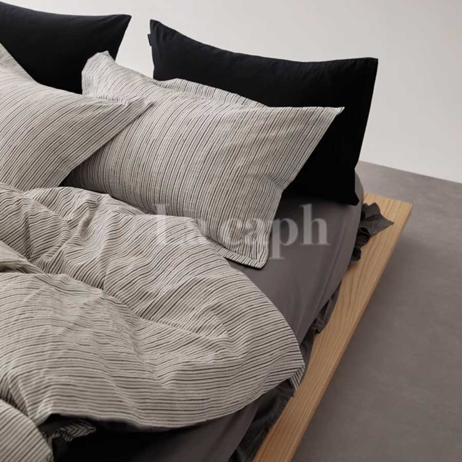 washed cotton bedlinen set (3colors)