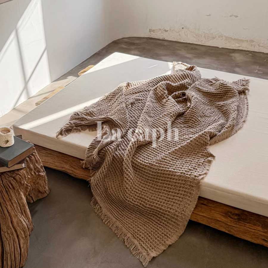 waffle weave blanket (2colors)