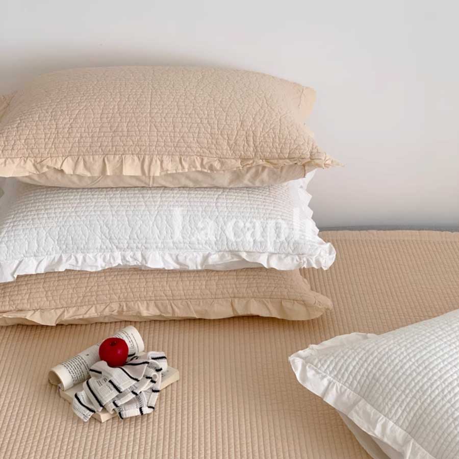 textured frill pillow sheets (4colors)