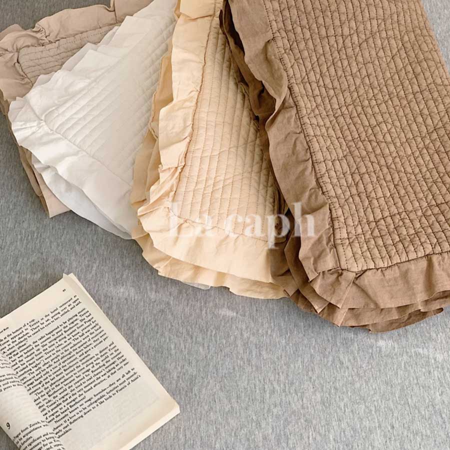 textured frill pillow sheets (4colors)