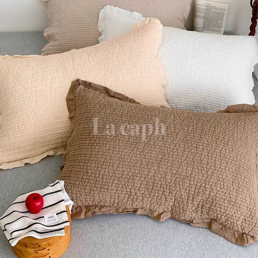 textured frill pillow sheets (4colors)