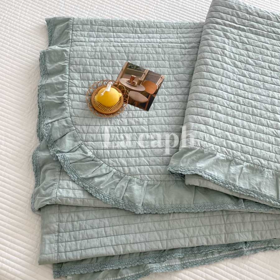 cotton quilted mattress & pillow sheets (5colors)