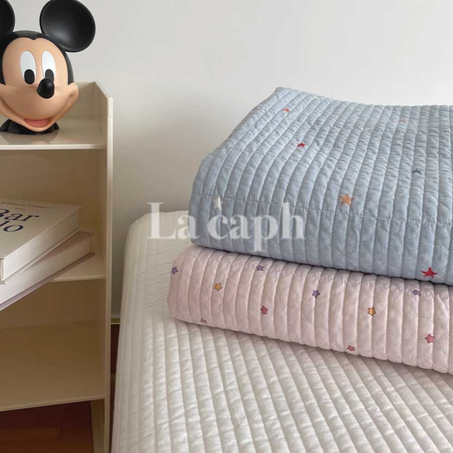 colorful star mattress & pillow sheets (2colors)