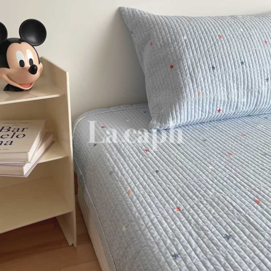 colorful star mattress & pillow sheets (2colors)