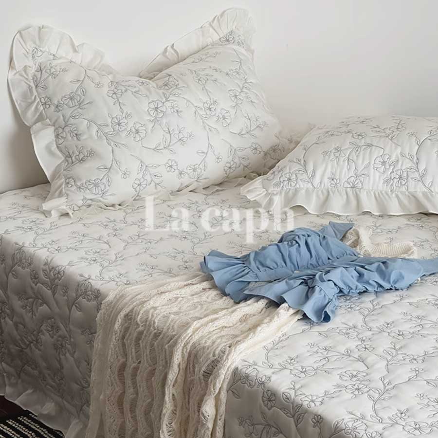 elegant patterned mattress & pillow sheets (3colors)