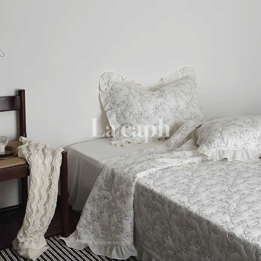 elegant patterned mattress & pillow sheets (3colors)