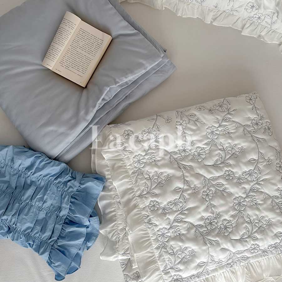 elegant patterned mattress & pillow sheets (3colors)