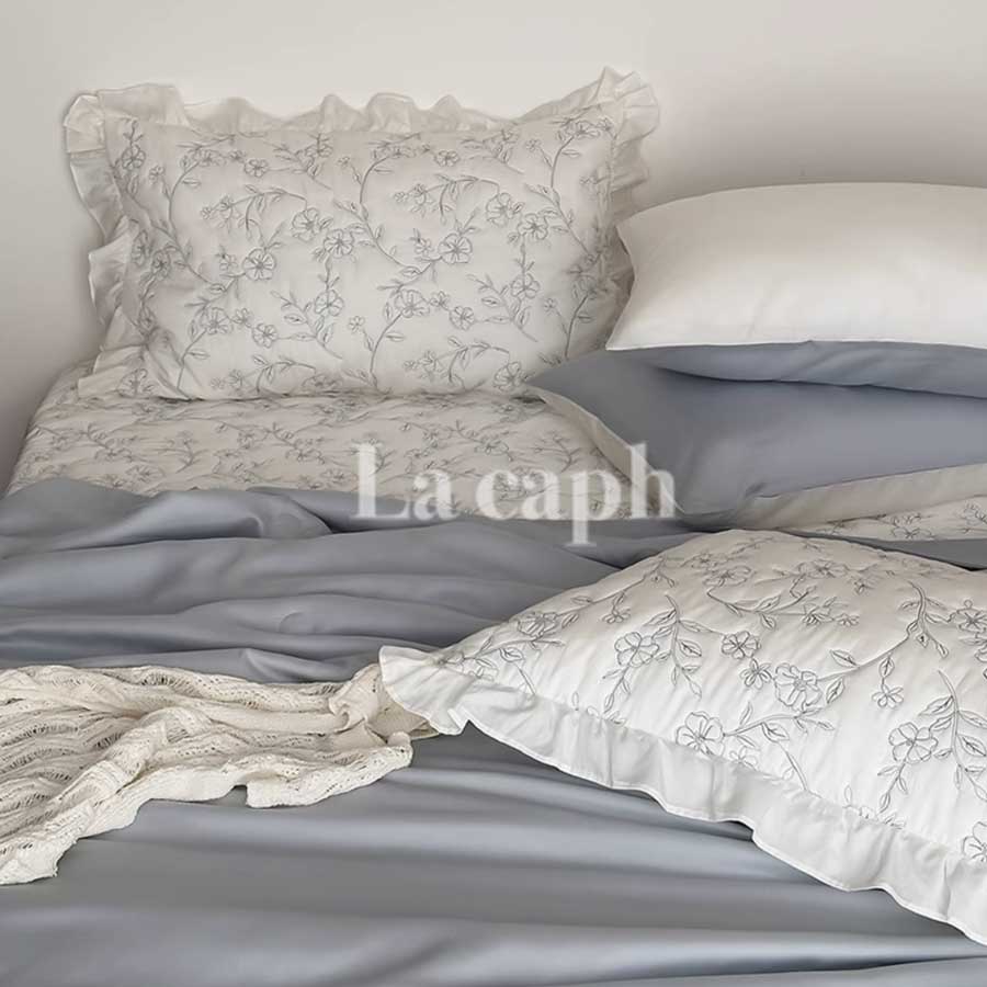 elegant patterned mattress & pillow sheets (3colors)